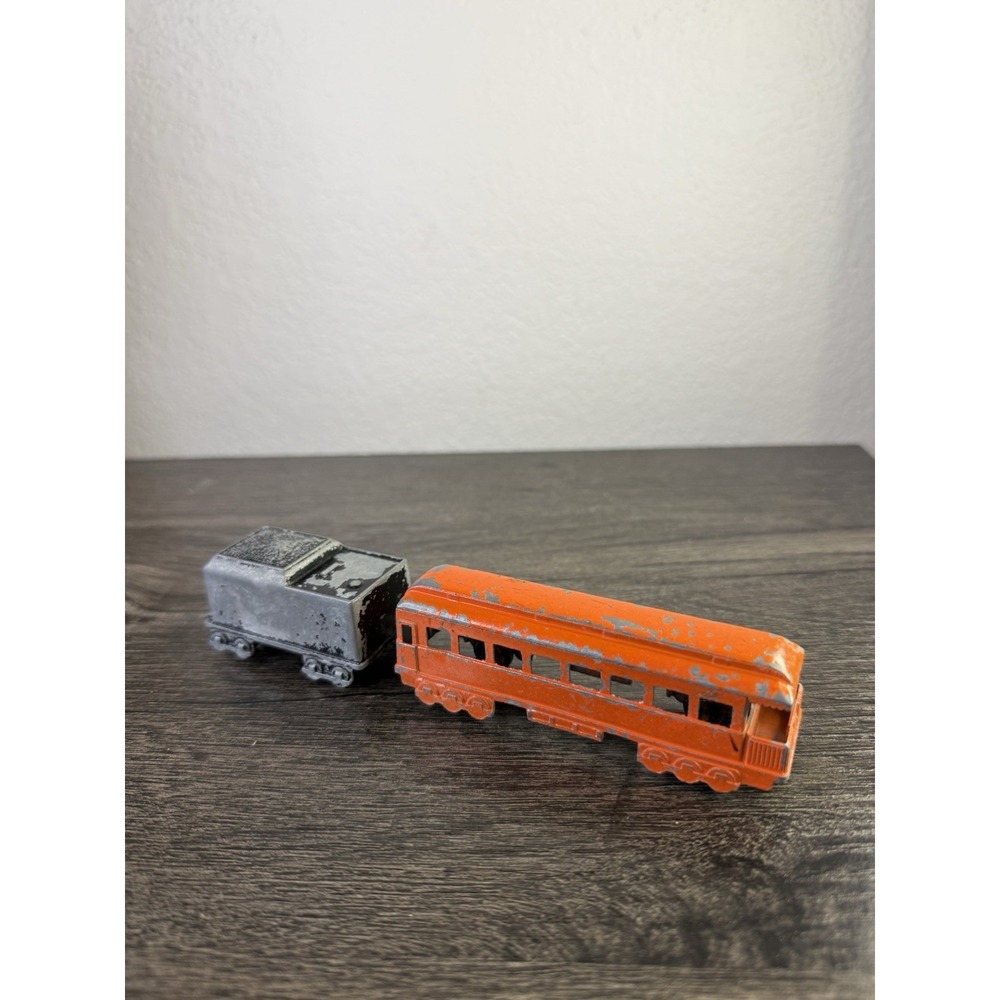Vintage Midgetoy Rockford Train Passenger Car And Coal Tender Diecast Toys